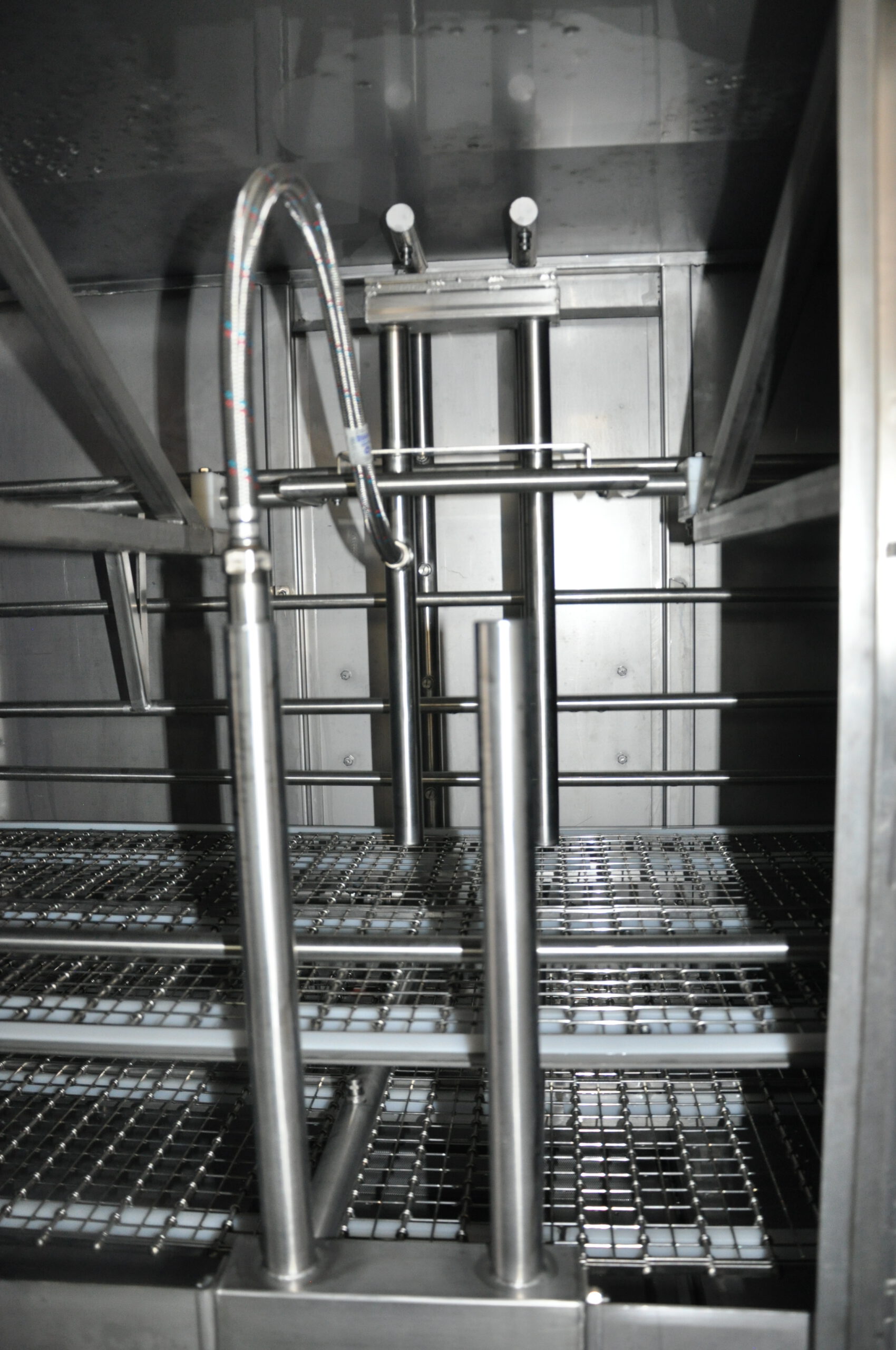 Durchlaufwaschanlage Edelstahlförderband Metalas Reinigungsanlage Major 195